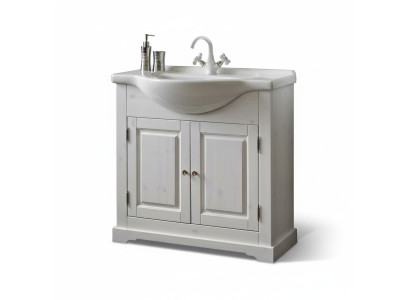 Country house washbasin luxury quality washbasin basin with base cabinet 85x35x81