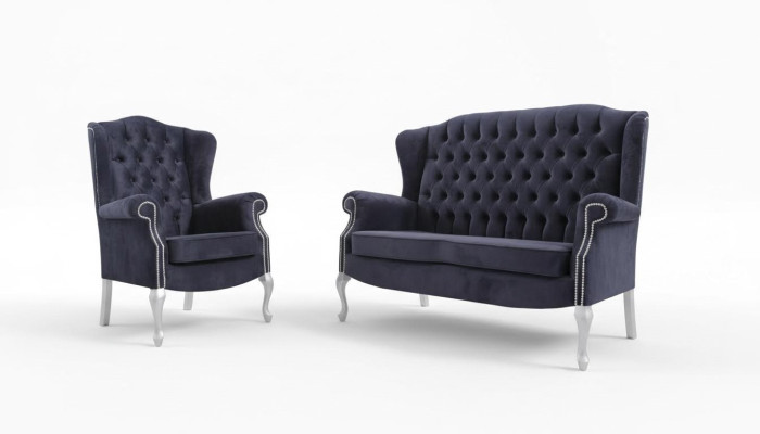 Klasiska Chesterfield stūra dīvāngarnitūra 3+1+1 sēdvietas dīvāns gultas polsteris Samts Jaunums