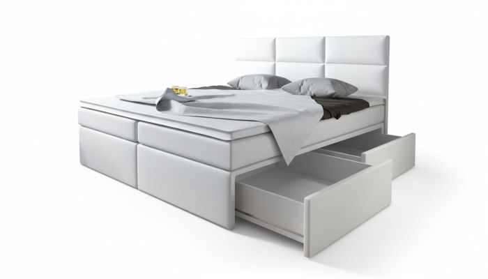 Boxspring gultas gulta polster mākslīgais āžuks dizaineru viesnīca dubultais luksusa dizains jauns