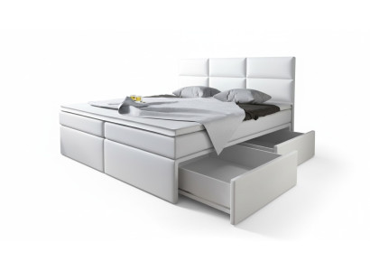 Boxspring gultas gulta polster mākslīgais āžuks dizaineru viesnīca dubultais luksusa dizains jauns