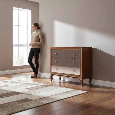 Luksusa komoda skapis Sideboard komodes skapji Stīla mēbeles Galds Sideboards