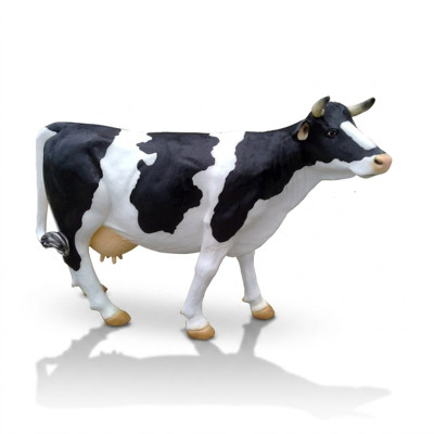 Statuja govis lauku dekore dekorācijai, lauksaimniecības dēkli dārzam, jauna lielformāta 210 cm liela lopu skulptūra.