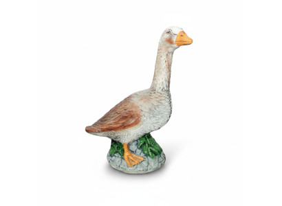 Dekoratīvs zoss dārza figūra statujas 44cm lielums, plastmasas jauna