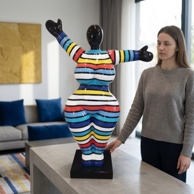 Abstrakti dizaina figūras 120 cm statuja dārzs dzīvojamā istaba māksla skulptūra XXL jauna