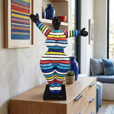 Abstrakti dizaina figūras 120 cm statuja dārzs dzīvojamā istaba māksla skulptūra XXL jauna