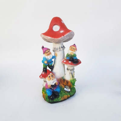 Skulptūra Sēnes Mājas Statuja Dārza Figūras 51cm Statujas Skulptūras Figūra Jauna M37
