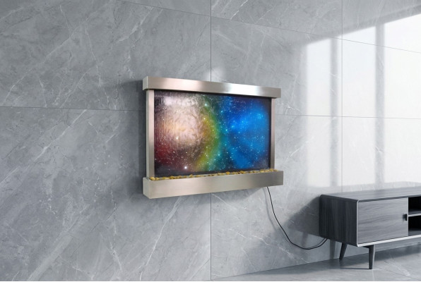 LED ūdens siena, dizaina ūdens pīlāri, ūdenskritums, attēla ietvars 145x97