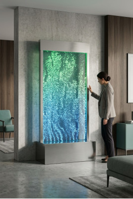 Sienas paneļu LED ūdens siena ūdens sienas ūdens burbuļi dekoratīvs moderns dizains