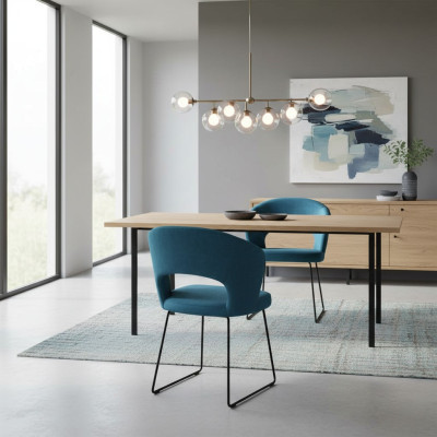 Krēsli 6x lounge krēsli birste krēsls grupa restorāns klubs