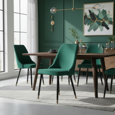Krēsli 6x atpūtas krēsls krēsls viesistaba auduma krēsls restorāns klubs