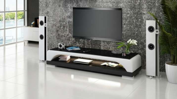 Dizainera izgatavots TV apakšstāvs ēdamgalds komoda Side Low Board skapis