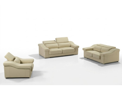 Sofas dizaina dīvāni, mīksti 311 sēdvietu komplekti, ādas dīvāni