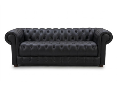 Chesterfield dīvāni ar ādas pārklājumu 3+2 sēdvietu dīvāni komplektā.