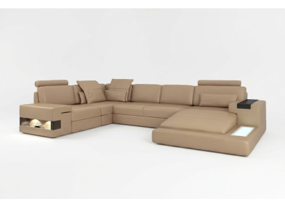 Formas dīvāns Sofa Couch Polster Garnitur dzīvojamo zonu stūra dīvāns dizains āda