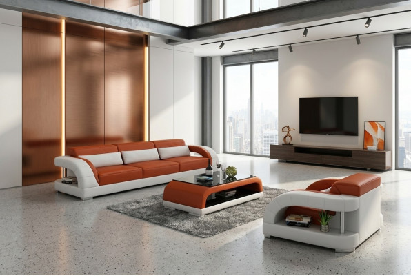 Sofas komplekts 3+2+1 vietu dīvāns Sēdeklis gulta Polster komplekts Moderni dīvāni