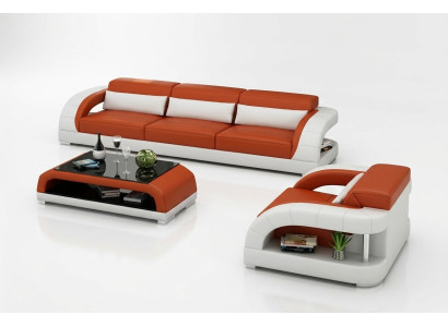 Sofas komplekts 3+2+1 vietu dīvāns Sēdeklis gulta Polster komplekts Moderni dīvāni