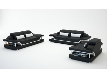 Sofas komplektēts komplekts Dzīvojamā istaba Komplekti 3+1+1 sēdvietu dīvāns Ar apdari