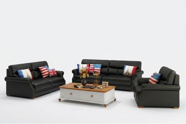 Sofa komplekts 3+1+1 Pārklājuma dizaina dīvāni Komplekts Dīvāns Dīvānu komplekti