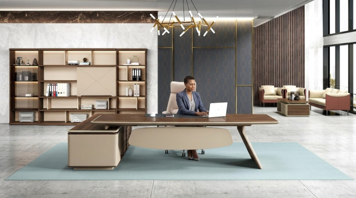 Biroja failu plaukts Skapis koks Regāli Skapji Office Office dekorešana Universāls