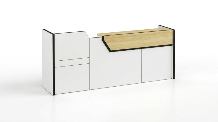 Sēdvietu reģistratūra Galds Prakse Birojs Izstāde Viesnīca Galds 280x80 cm