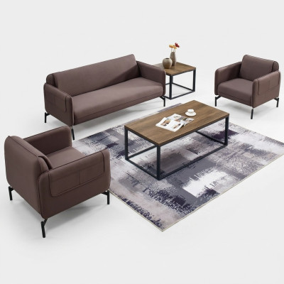Dizaina mīkstie sēdekļi Dīvāns Garnitūra Sofa Sofas Dīvāni Tekstils Audums Biroja mēbeles Jauns