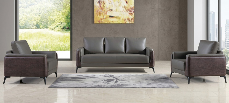 Sofa komplekts 3+1+1 istabas dizaina dīvāni ādas atpūtas mūsdienīgas.