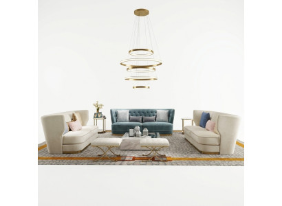 Sofa dīvāns 265cm Polster Sofas 4-vietīgs aizpildījums, audums big xxl dzīvojamā istaba, dīvāni