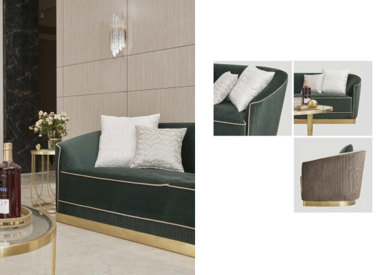 Sofas komplekts 3+2+1 auduma dīvāns Dīvāns Sēdētājs Tekstils Audums Polster Gruppe Āda