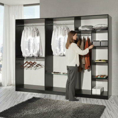 Garderobe Modernais xxl Skapītis Itāļu mēbeles Guļamistabas skapji jauni