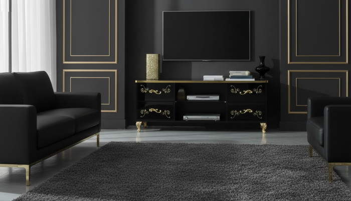 TV galds RTV skapis Lowboard TV mēbeles TV galds Dizainera televizora skapis JAUNS