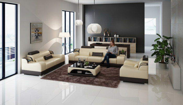 Sofas priekškopsējums 322 vietas komplekts dizaina sofa polster couch moderns