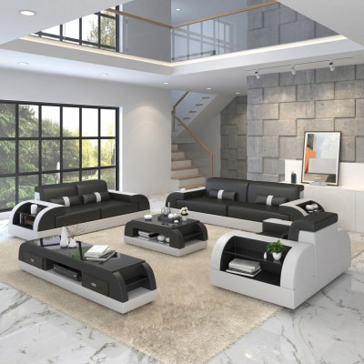 Sofagarnitūra 31 sēdvieta Auduma dizaina dīvāns Polster Sofas Modern Garnitur Gruppe