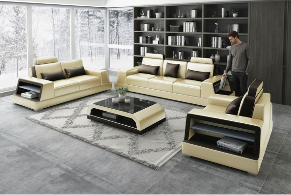 Sofa sēdēt komplekts, dizaina dīvāns, pārklājuma dīvāns, ādas mūsdienu 3+3