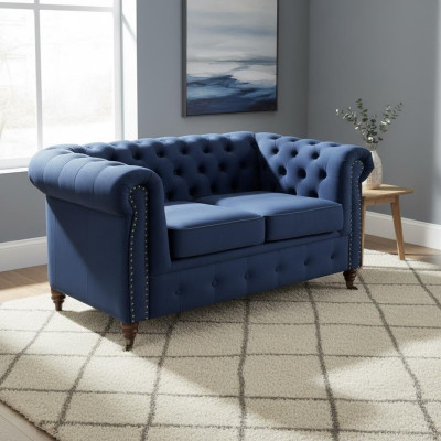 dizainera 2-vietas auduma dīvāns Sofas Dīvāni Jauni Chesterfield Dīvāns Polster