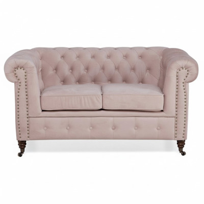 Luksusa divvietīgais dīvāns Polster sofa Tekstila audums Dīvāni Chesterfield komplekts Jaunumi