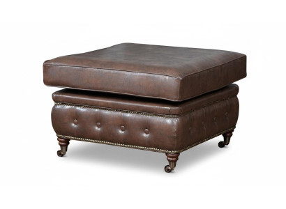 Chesterfield kājeneks Kluba lounga paklājs ādas auduma otomāns dizaineris