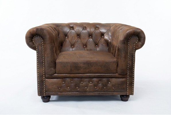 Chesterfield krēsla televīzijas dīvāns 1-vietīga dīvāns auduma pārklājums polsterīja.