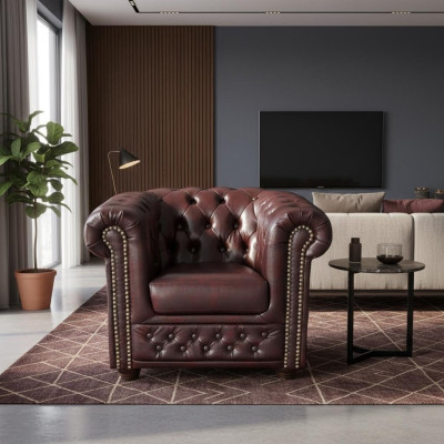 Chesterfield krēsla izolēts televizora dīvāns 1-vietīgs dīvāns audums, audums polster.