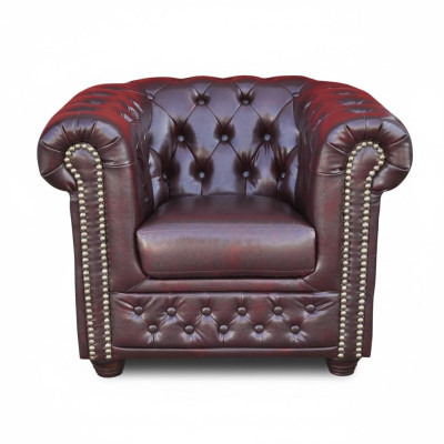 Chesterfield krēsla izolēts televizora dīvāns 1-vietīgs dīvāns audums, audums polster.