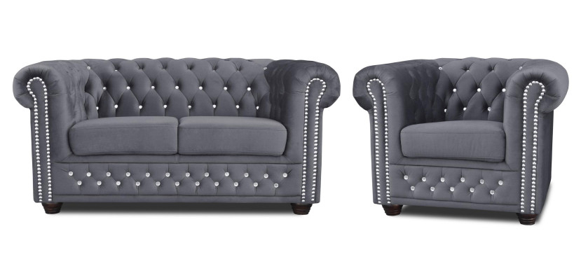 Chesterfield divvietīgā galds 2+1 sitzera dizaina dīvāns polsteris dīvāns garnitūra jauna.