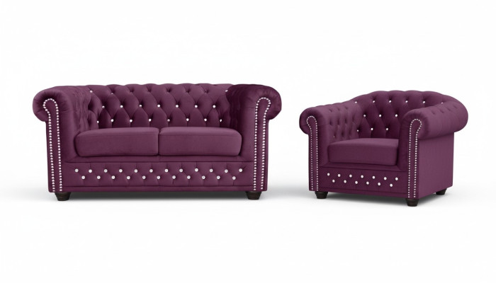 Chesterfield dīvāngarnitūra 2+1 sēdvietu dizaina gulta dīvāngarnitūra komplekts Jauns
