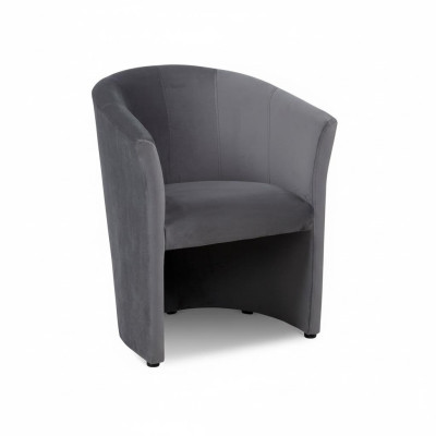 Krēsla Kluba atpūtas zona dizains ķēžu krēsls polster sofa 1-vietīgs televizors melns