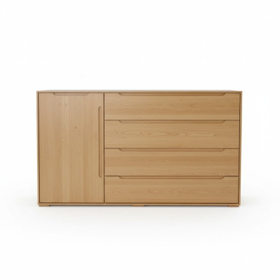 Komoda 150cm Sānu skapis Skapis Ozolkoka mēbeles Komodes Masīvkoks