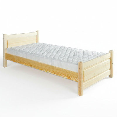 Pilnkoks gultas Echtholz Massivholzbett 100x200 vienvietīgā gultas seniorenbett roku darbs
