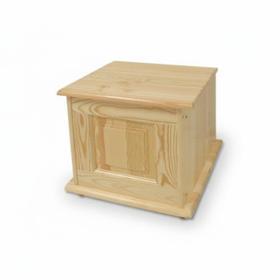 Dekoratīvā kaste Pilnīgi koka mēbeles Koka mēbeles Roku darbs Kaste Lád eķis Reālkoks 45x45cm