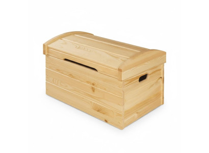 Deko kaste no pilnīgas koka mēbeles Roku darbs Koka mēbeles Dekoratīvā kaste Truhe Real koksne 68x44cm