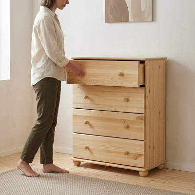 Masīvs Kommode Sideboard skapis mēbeles Kommoden koksne priede Jauns Gabaldarība
