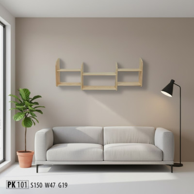 Grāmatplaukts 150 * 19 * 47 cm Masīvkoks Priede darbistabas plaukts Plaukts Reāls koks
