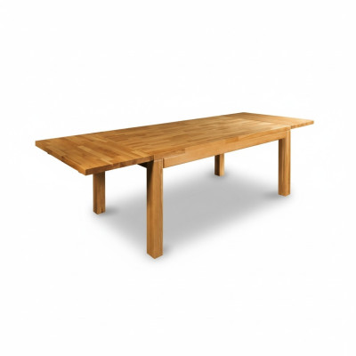 Dabīgs koka masīvs galds 180x90 cm ēdamistaba ozola masīva koka galds mēbeles.