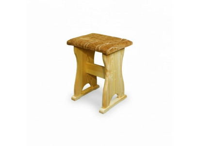 Hocker koka hokkers Solierē Holzschemel massive Pine NEU Rokrokas Jauns